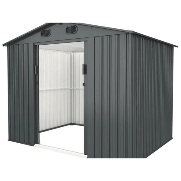 6 ft. W x 8 ft. D Metal Vertical Storage Shed - Image 3