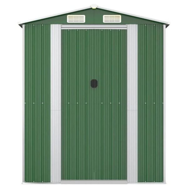6ft. 4 in. W x 30ft. 9 in. D Galvanized Steel Storage Shed - Image 4