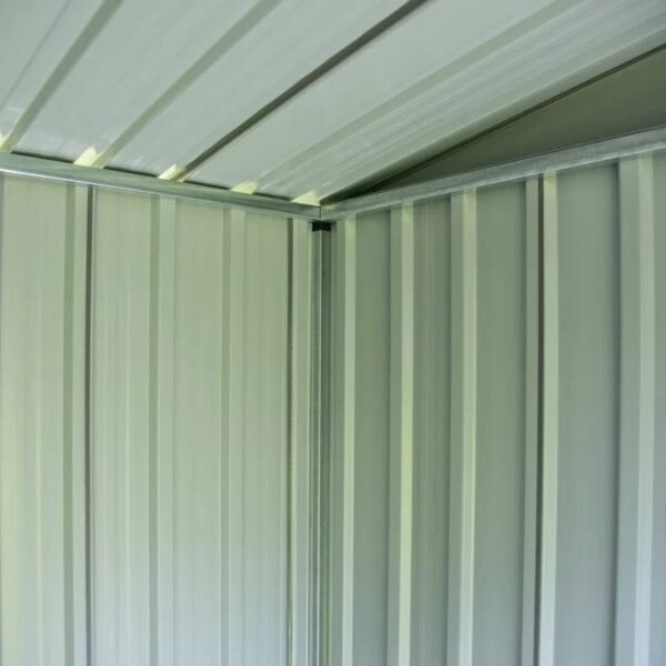 7.7ft W X 5.6ft D X 8.2ft H Outdoor Metal Storage Shed with Lockable Door,Outdoor Storage for Organizing Garden Tools, Lawn Equipment, and Outdoor Gear - Image 4