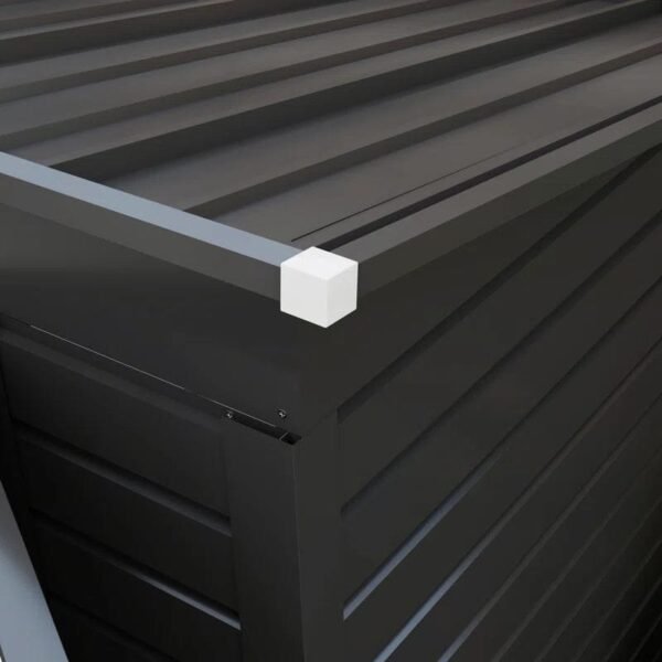 8 ft. W x 4 ft. D Galvanized Steel Horizontal Storage Shed - Image 6