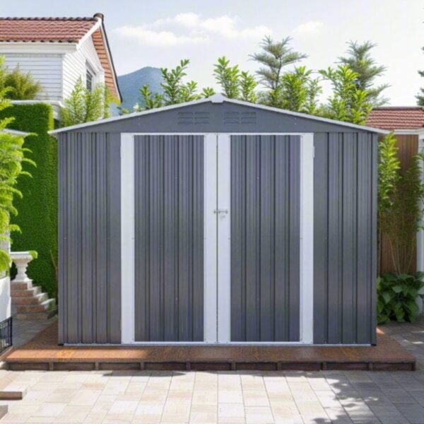 8 ft. W x 6 ft. D Metal Storage Shed - Image 7