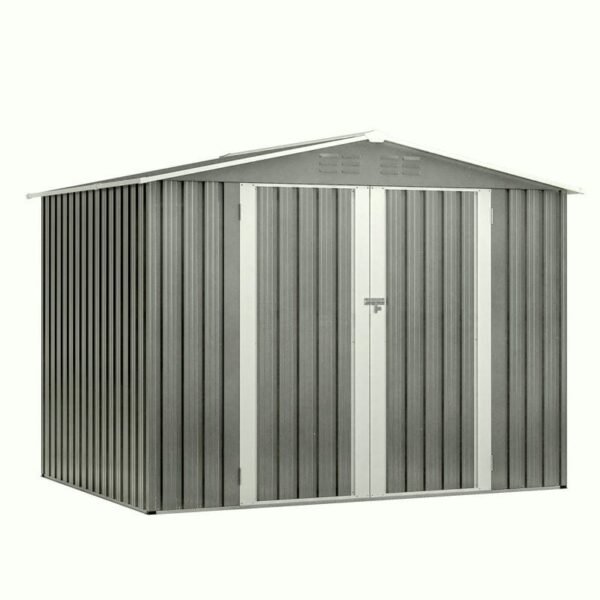 8 ft. W x 6 ft. D Metal Storage Shed - Image 4
