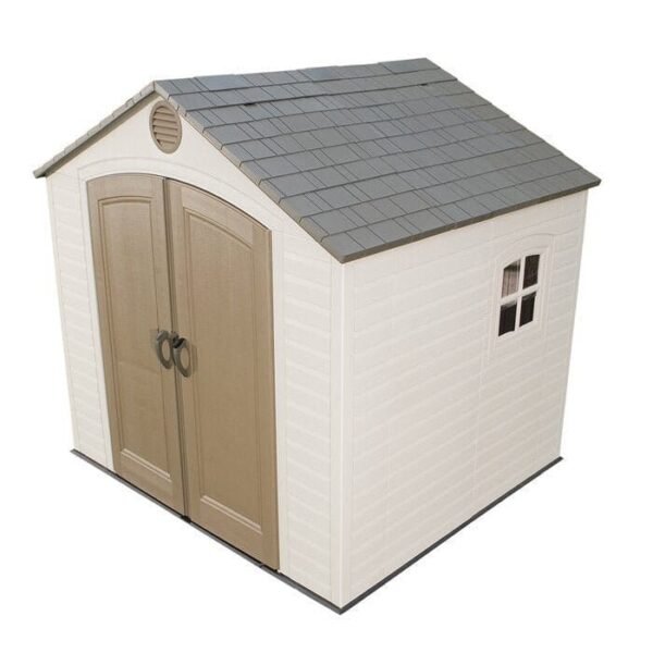8 ft. W x 7 ft. 4 in. D Plastic Storage Shed - Image 2
