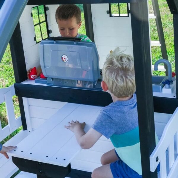Backyard Discovery White Canyon Creek Swing Set - Image 5