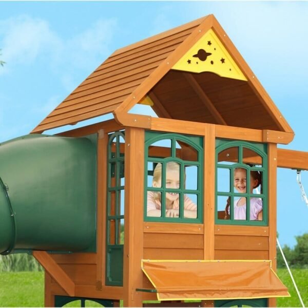 Cloverdale Wooden Swing Set - Image 4