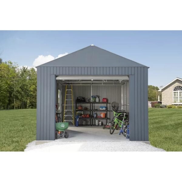 Everest 12 ft. x 20 ft. Metal Garage Shed - Image 6
