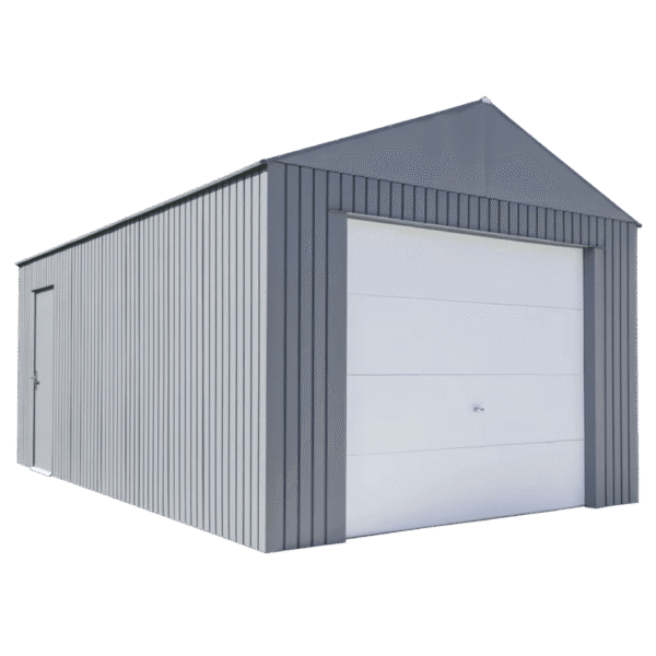 Everest 12 ft. x 20 ft. Metal Garage Shed - Image 2