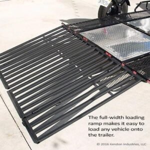 Trike/Spyder Ride-Up SRL Stand-Up Motorcycle Trailer